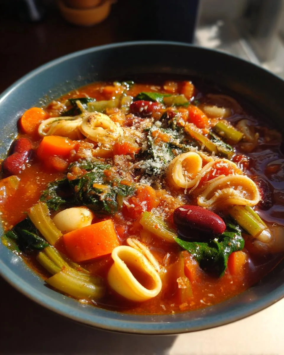 Minestrone Soup - detail 2