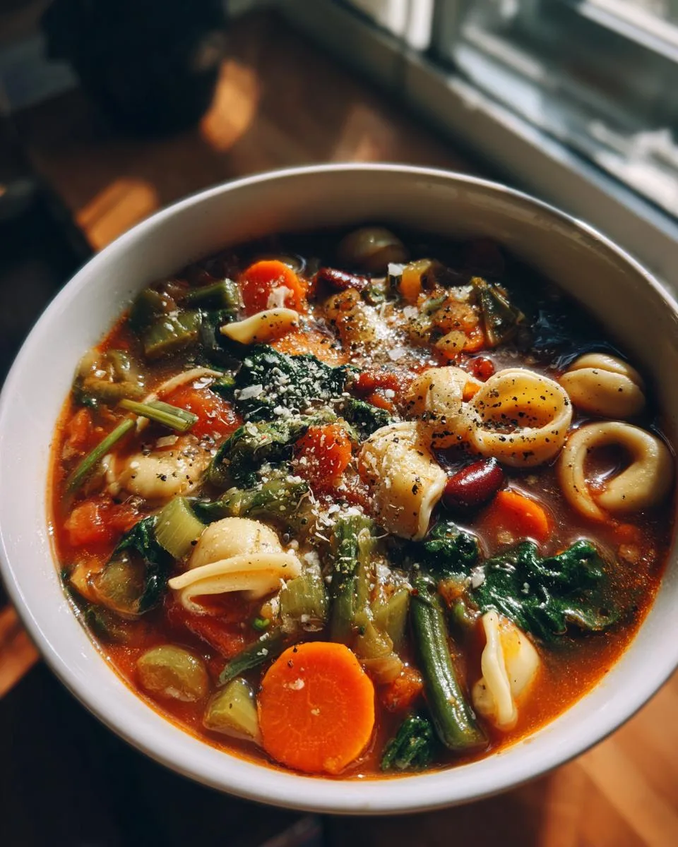 Minestrone Soup - detail 3