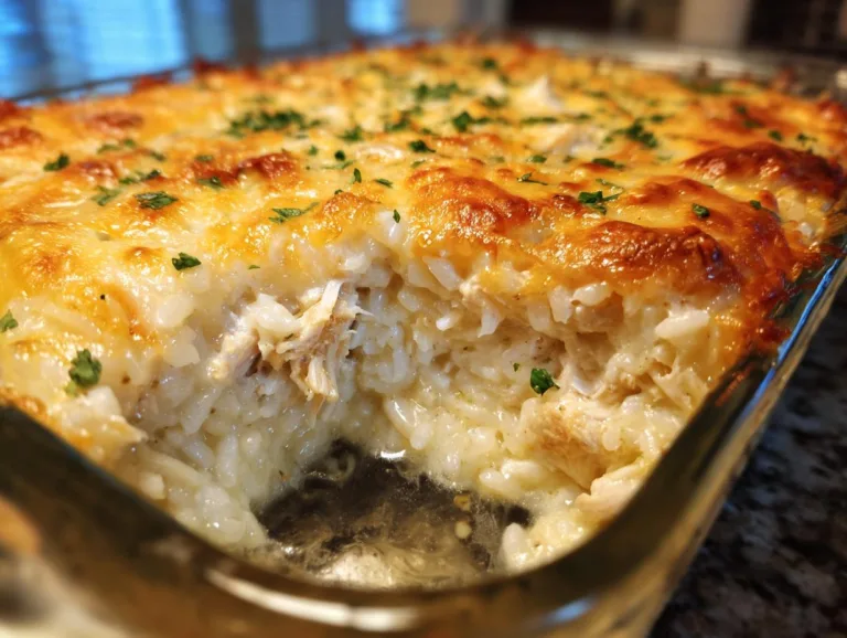 Old School Chicken and Rice Casserole