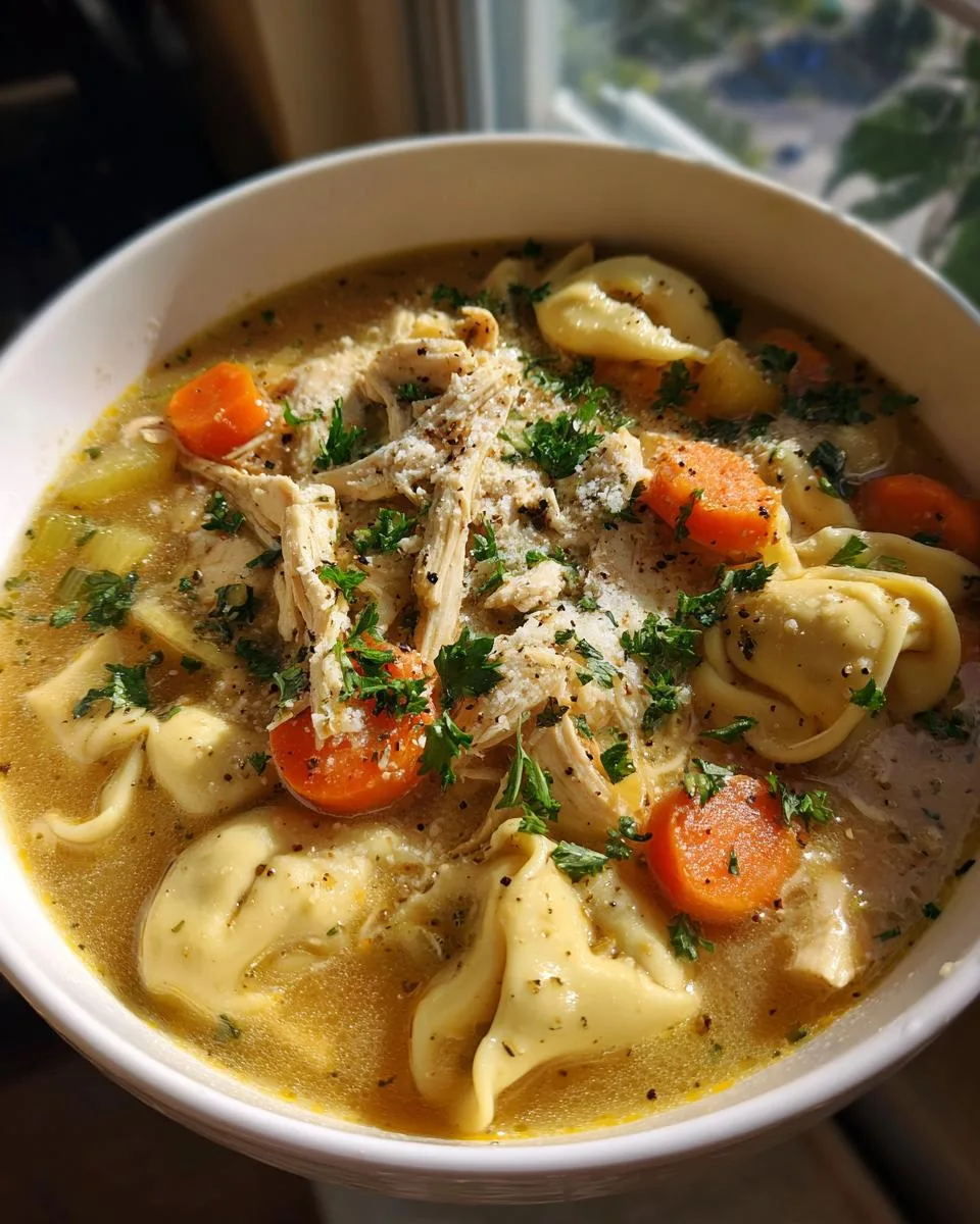 One-Pot Chicken Tortellini Soup - detail 4