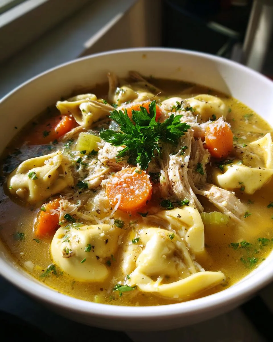 One-Pot Chicken Tortellini Soup - detail 5