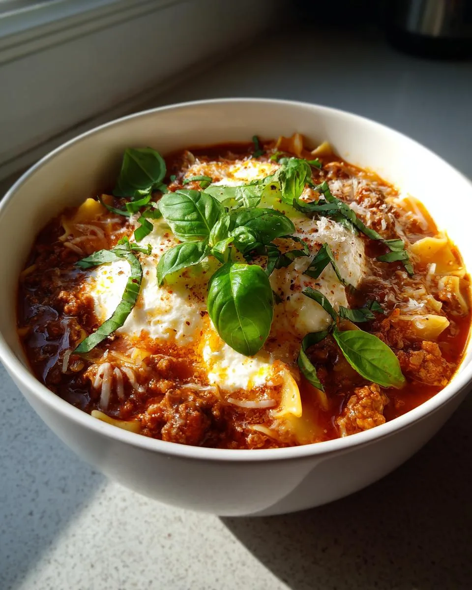 One-Pot Lasagna Soup - detail 3