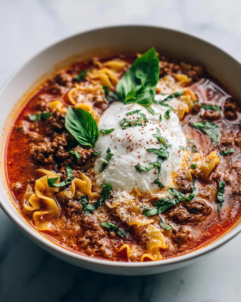 One-Pot Lasagna Soup - detail 4