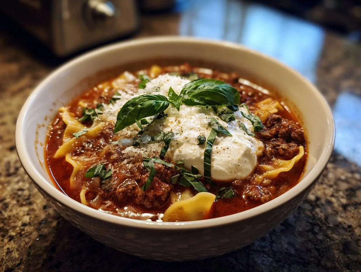 40-Minute One-Pot Lasagna Soup That Tastes Like Heaven