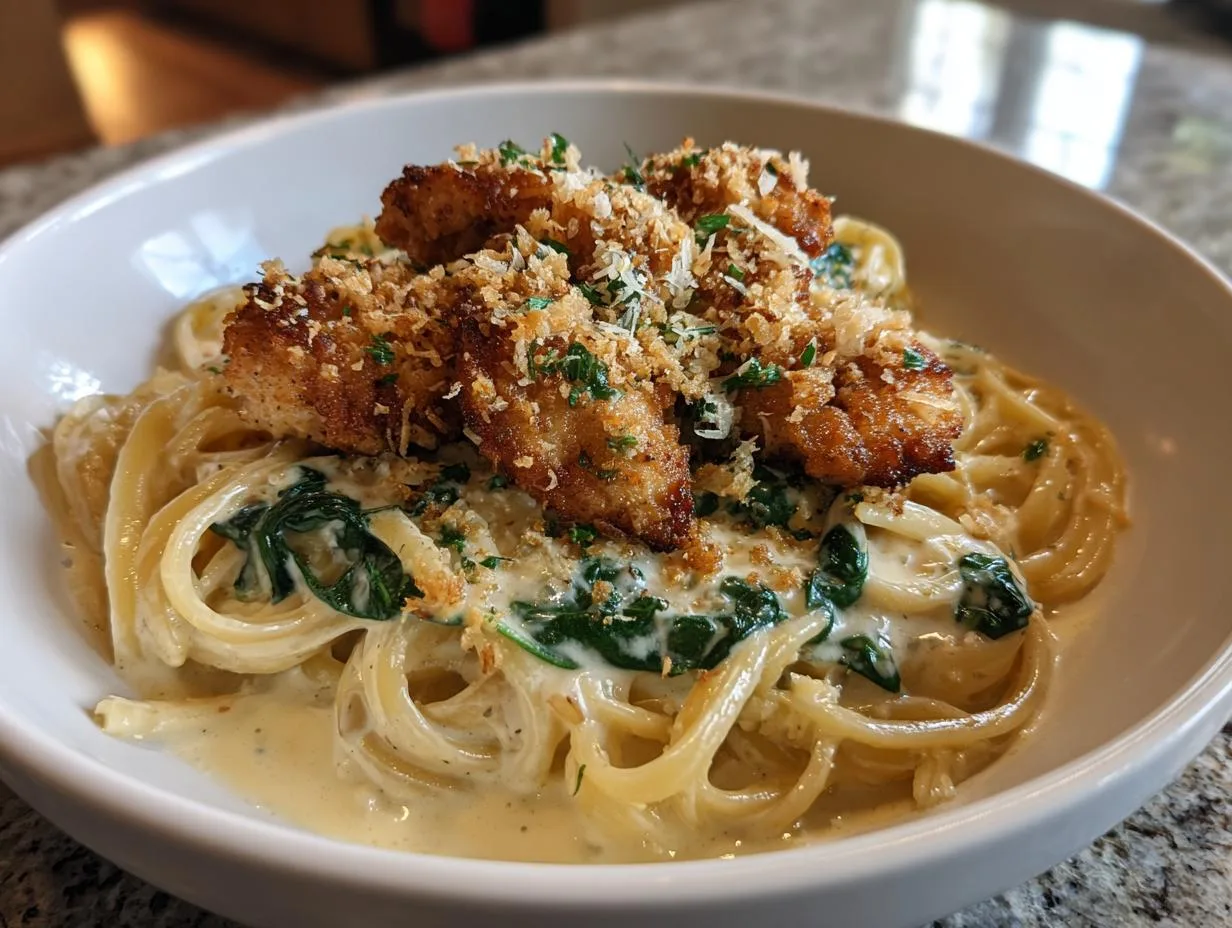 35-Minute Creamy Parmesan Chicken Pasta That Melts in Your Mouth