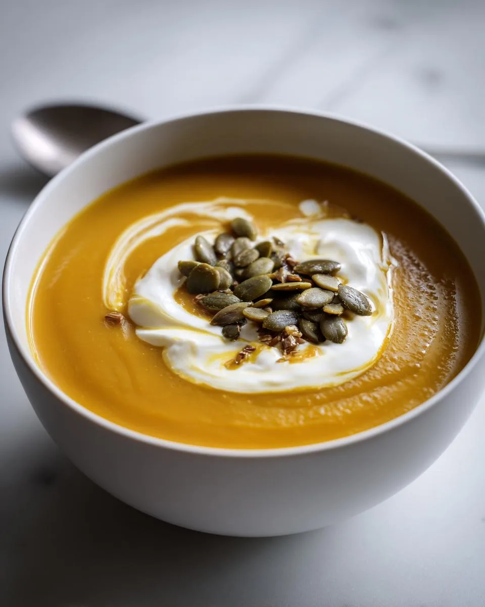 Protein Butternut Squash Soup - detail 1