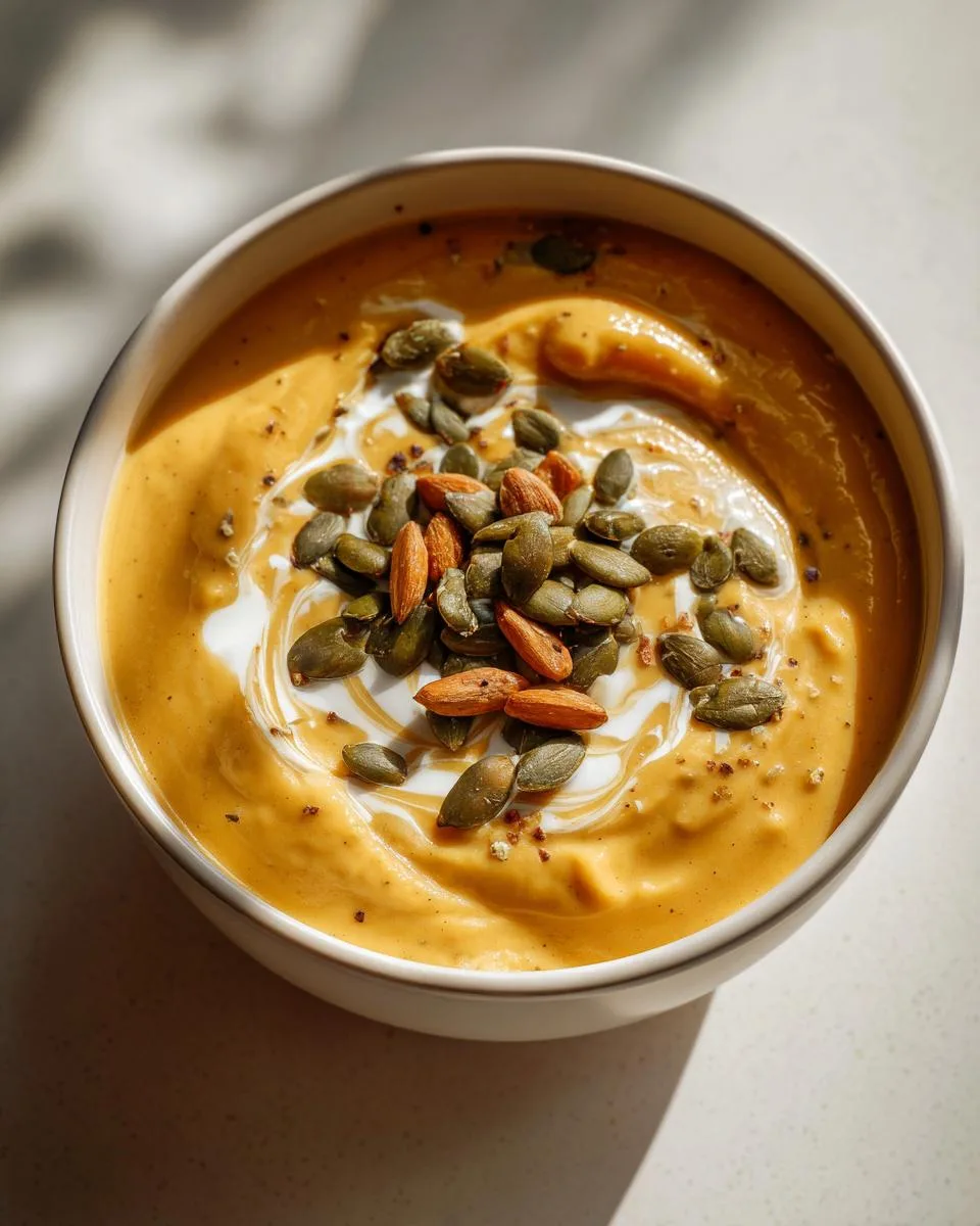 Protein Butternut Squash Soup - detail 3