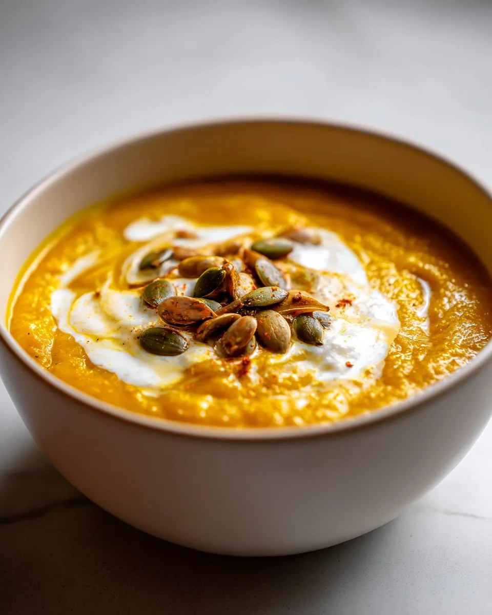 Protein Butternut Squash Soup - detail 4