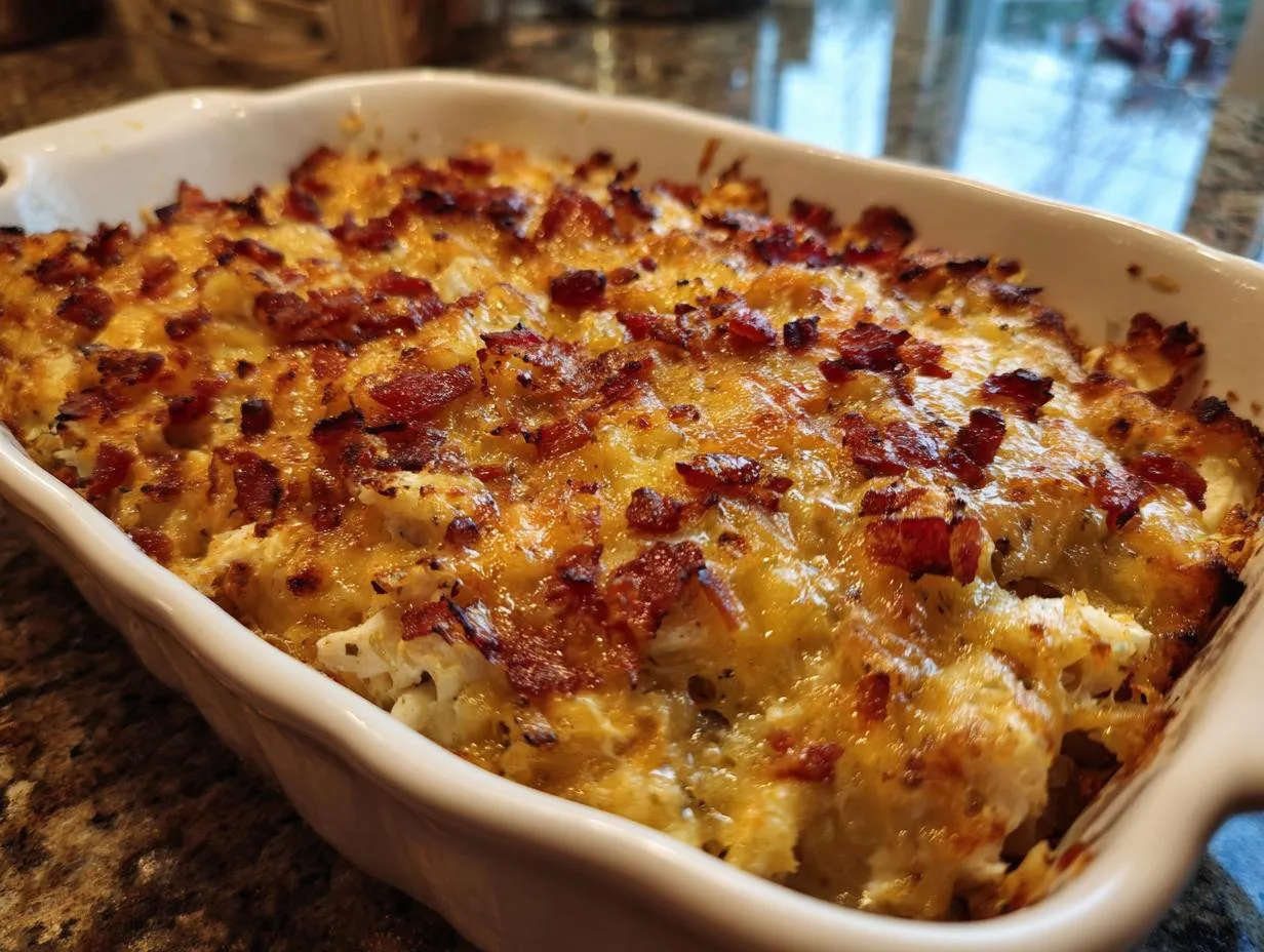 Creamy 15-Minute Rotisserie Chicken Casserole Recipe