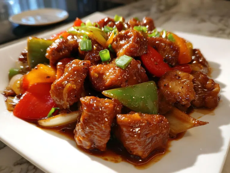 Savory Black Pepper Chicken