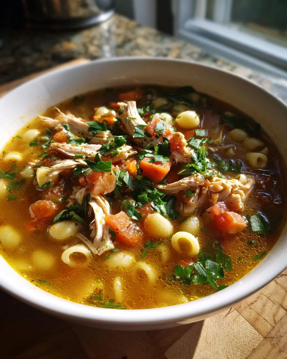 Sicilian Chicken Soup - detail 4