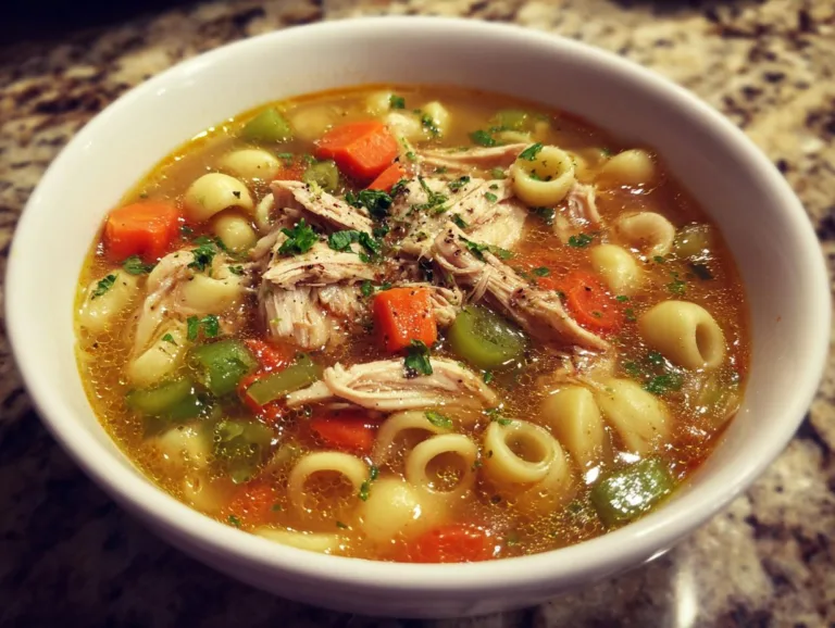 Sicilian Chicken Soup