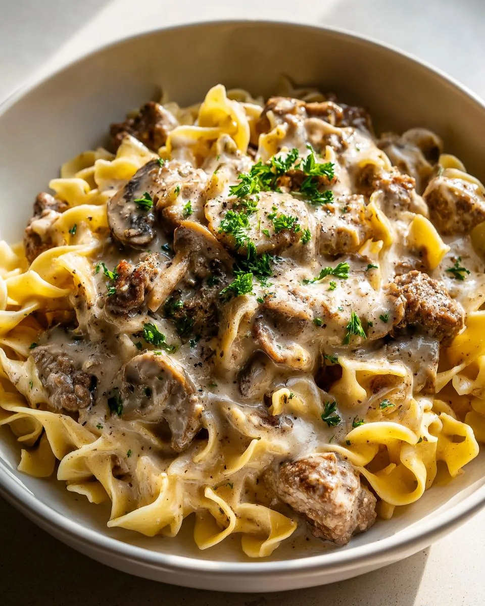 Slow Cooker Beef Stroganoff - detail 3