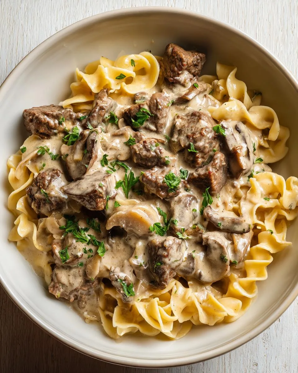 Slow Cooker Beef Stroganoff - detail 4