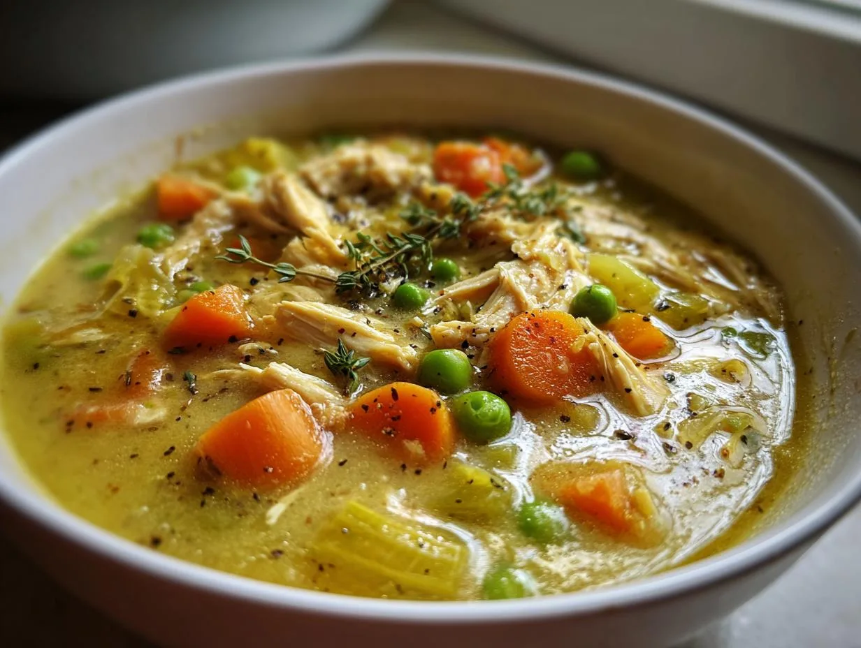 Slow Cooker Chicken Pot Pie Soup: 4-Hour Comfort Magic