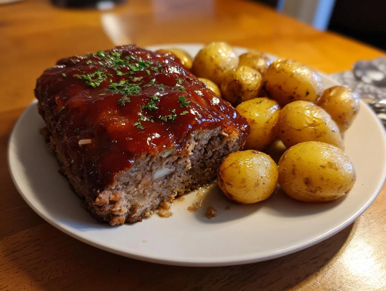Slow Cooker Meatloaf and Potatoes: 1 Magical Meal Everyone Loves