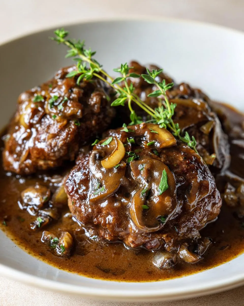 Slow Cooker Salisbury Steak - detail 1
