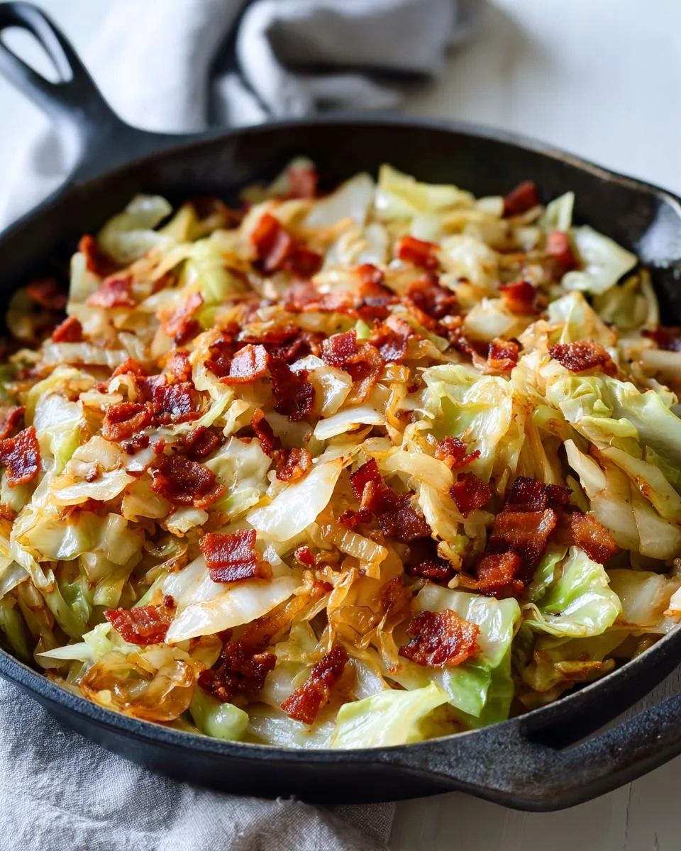 Southern Fried Cabbage - detail 4
