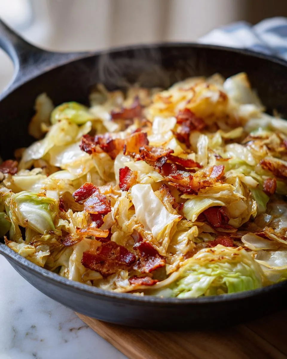 Southern Fried Cabbage - detail 5