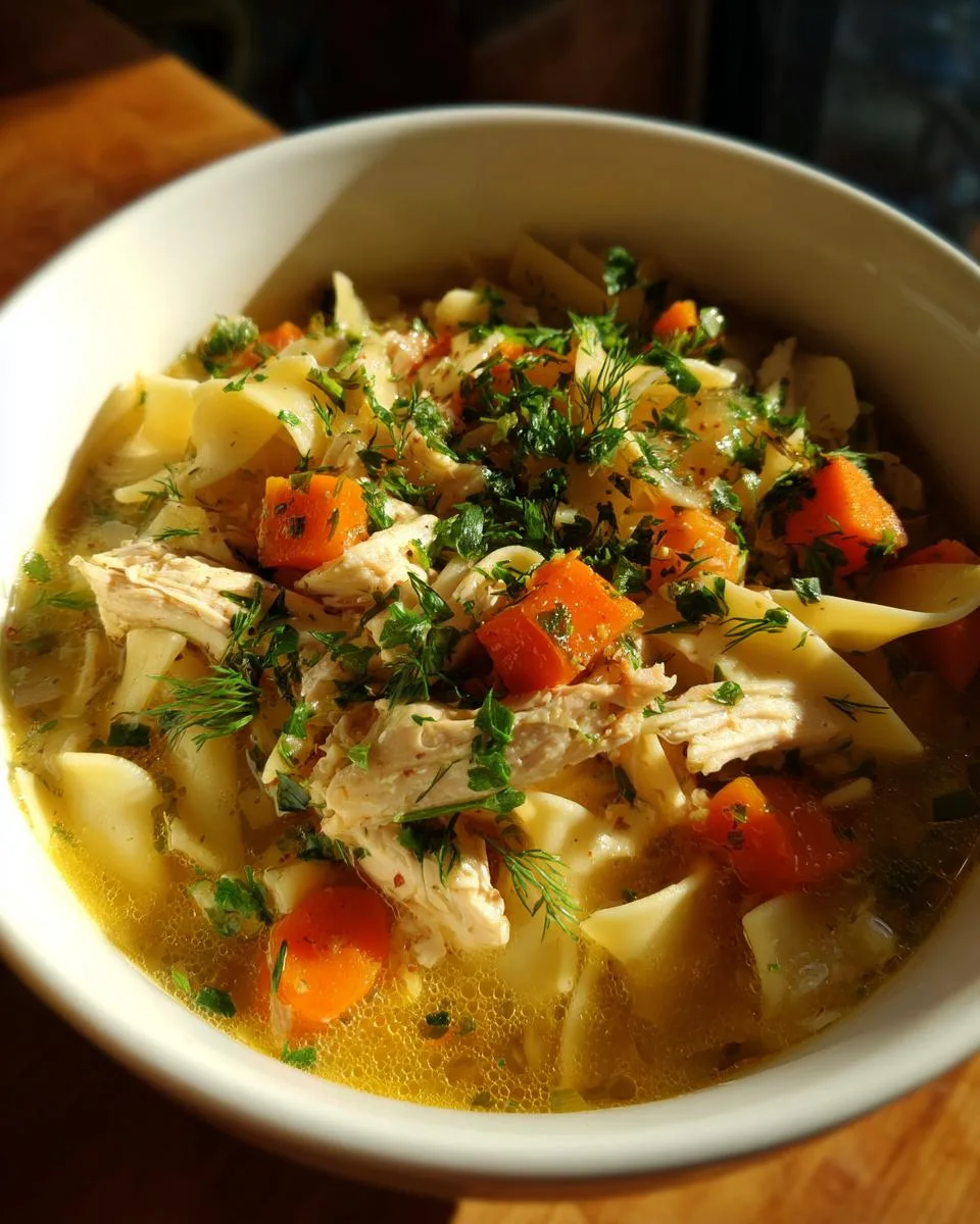 Stovetop Chicken Noodle Soup - detail 1
