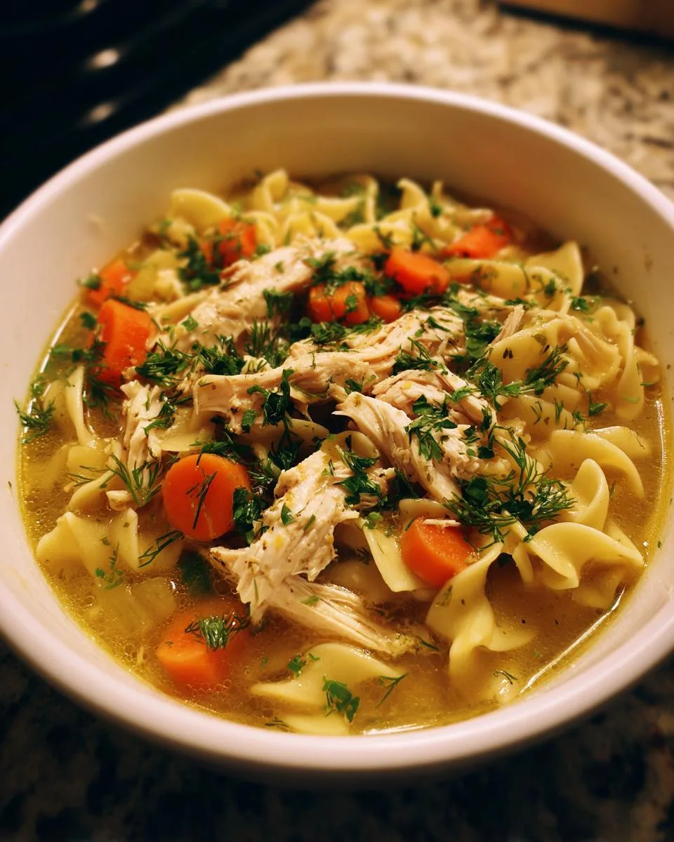 Stovetop Chicken Noodle Soup - detail 3