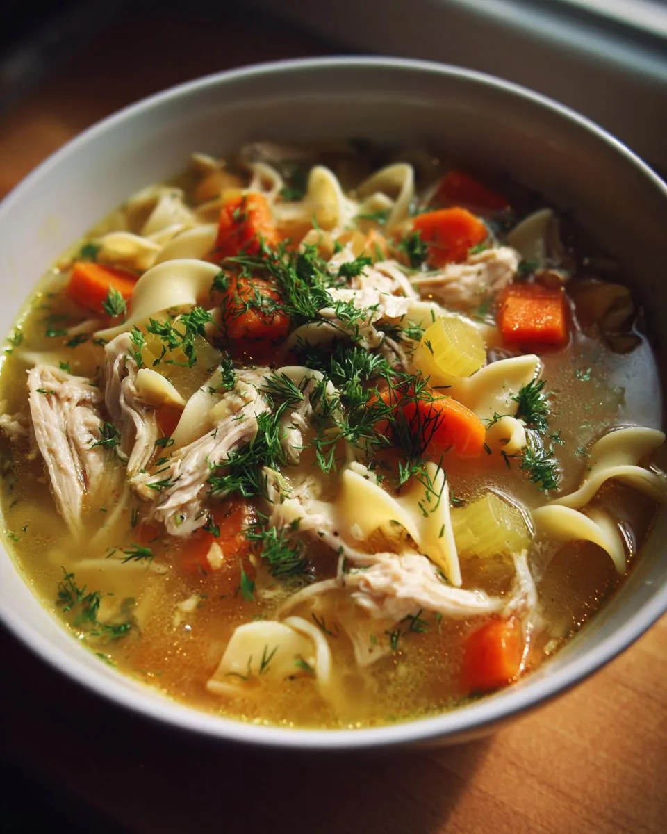 Stovetop Chicken Noodle Soup - detail 4