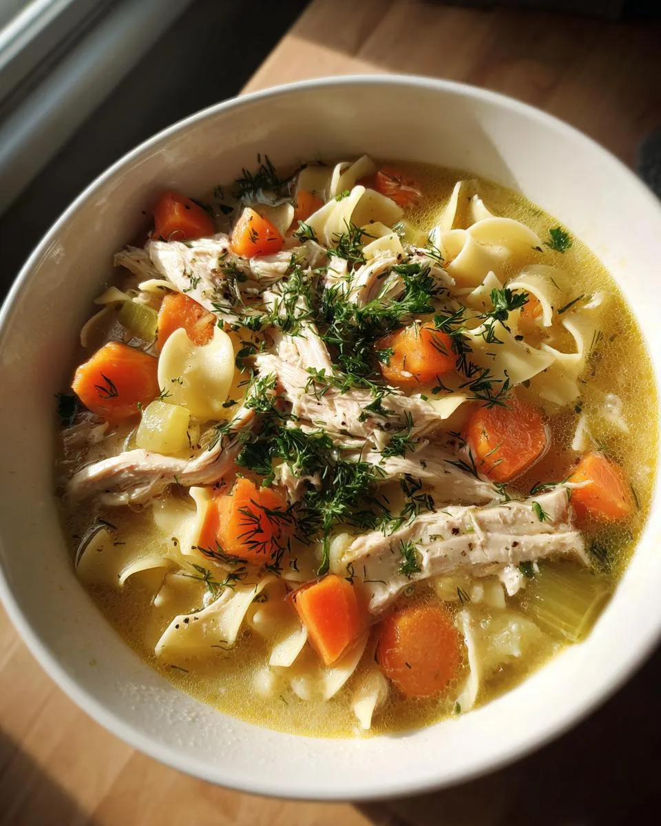 Stovetop Chicken Noodle Soup - detail 5