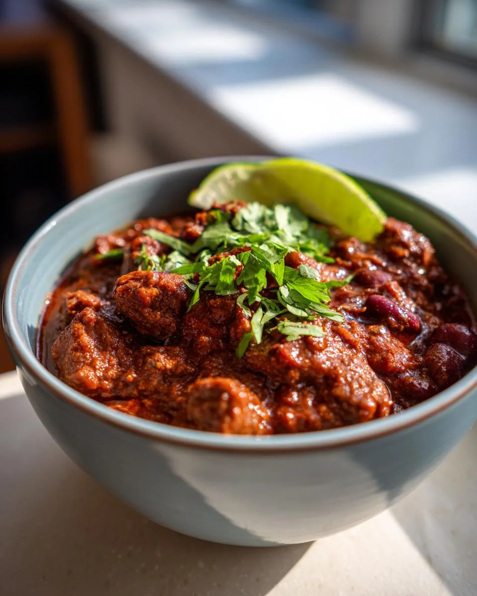 Texas Style Beef Chili - detail 3