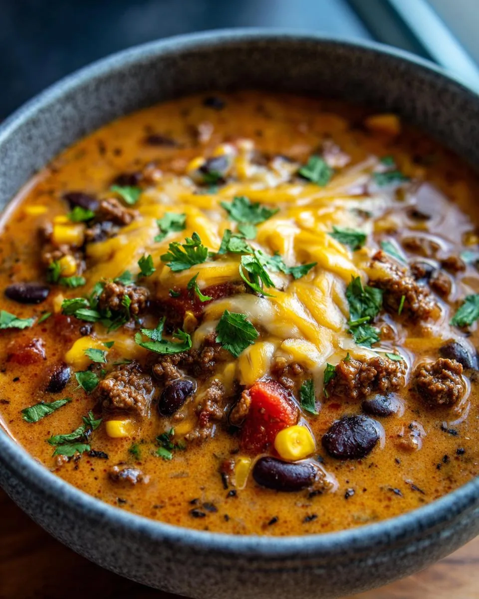 The Creamiest Taco Soup - detail 4