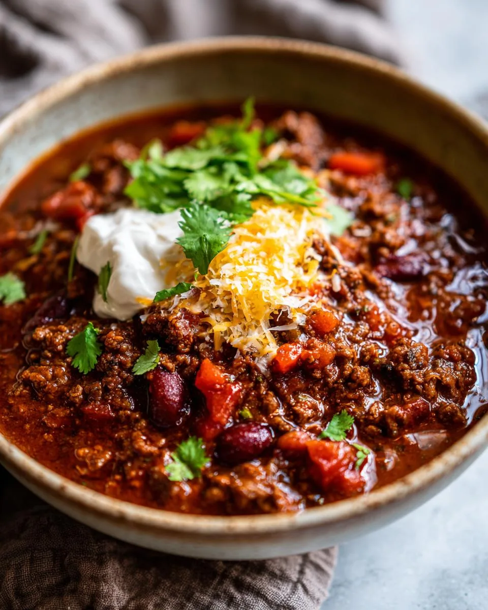 chili recipe in crockpot - detail 4