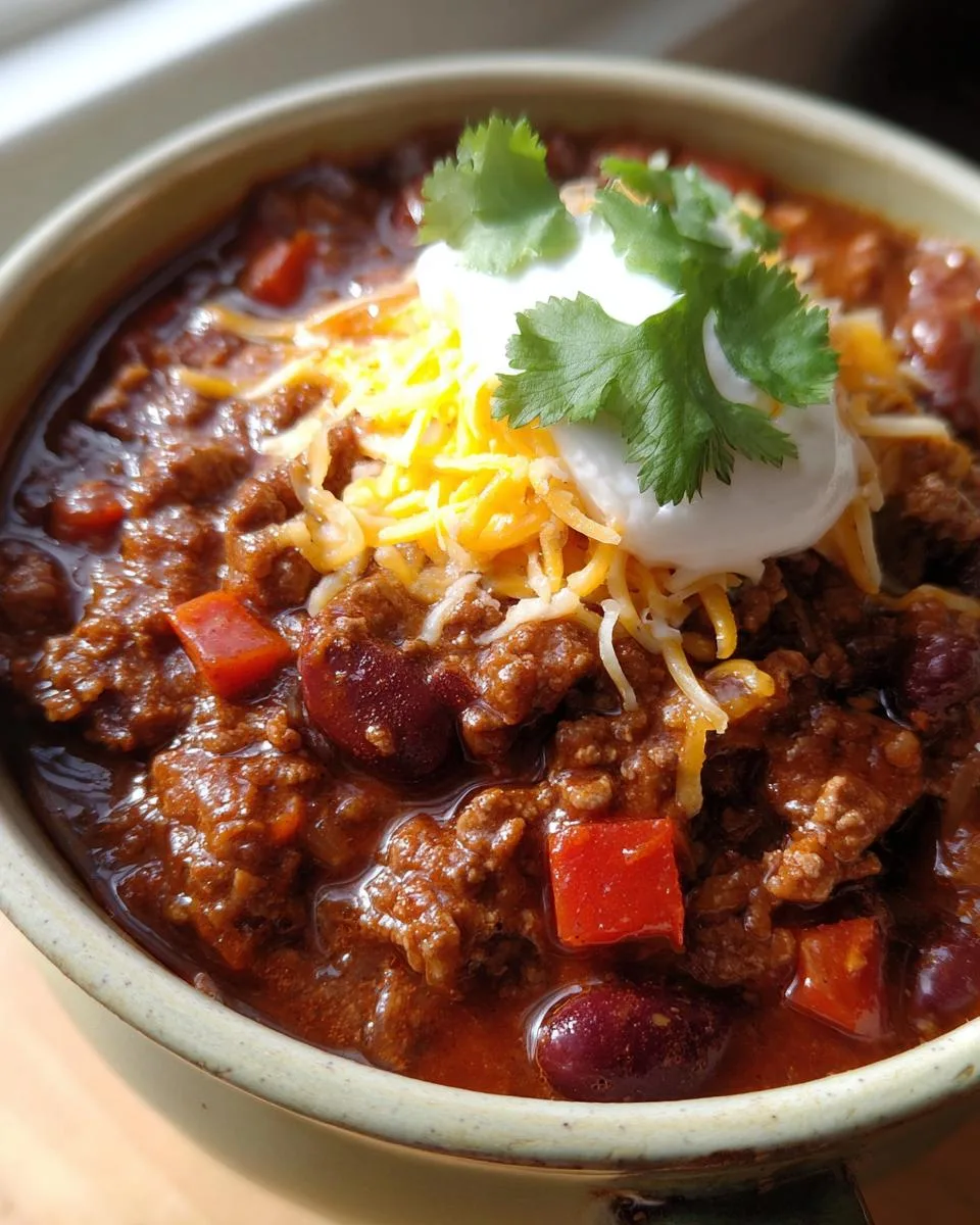 chili recipe in crockpot - detail 5