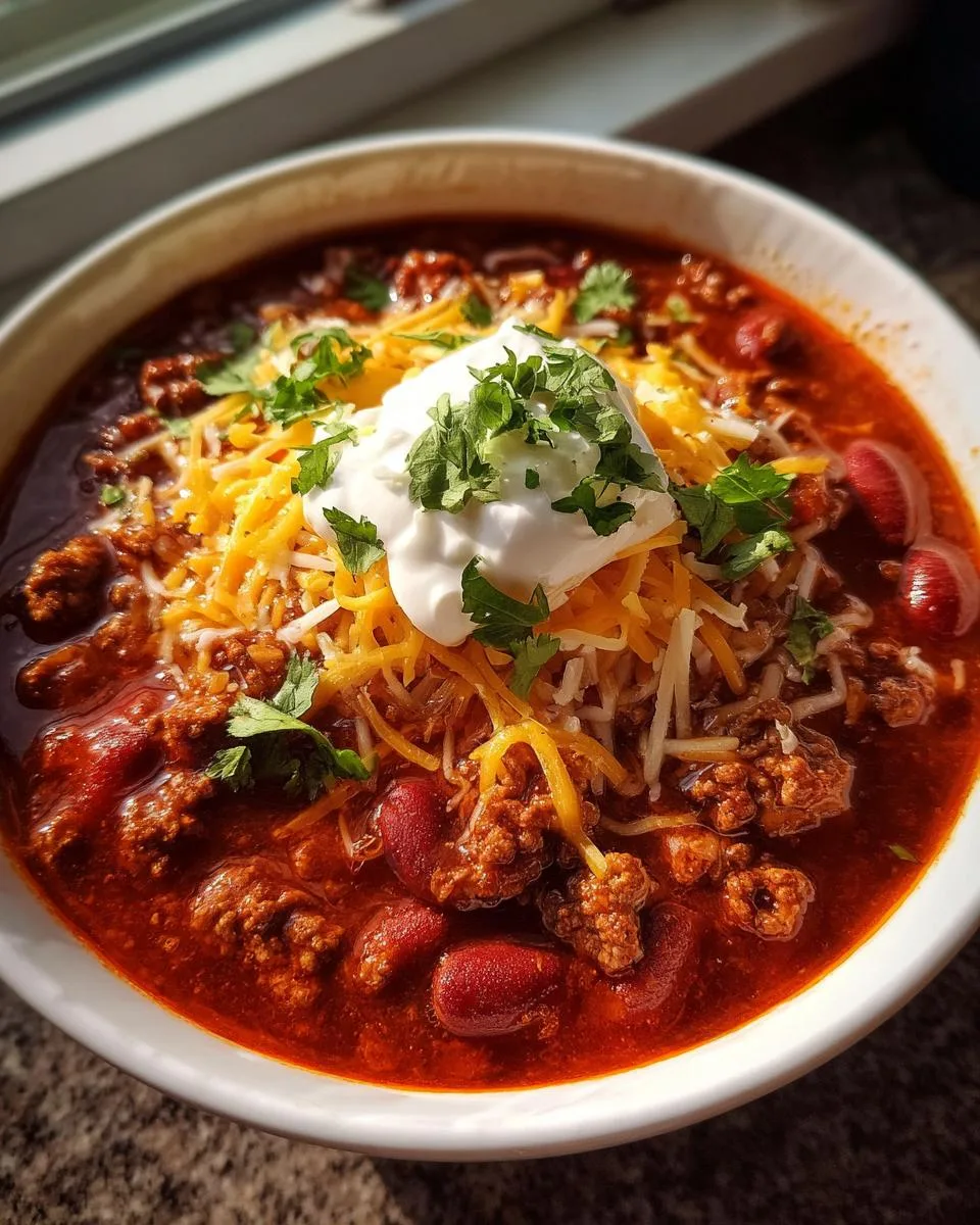 chili recipe with chili beans - detail 2