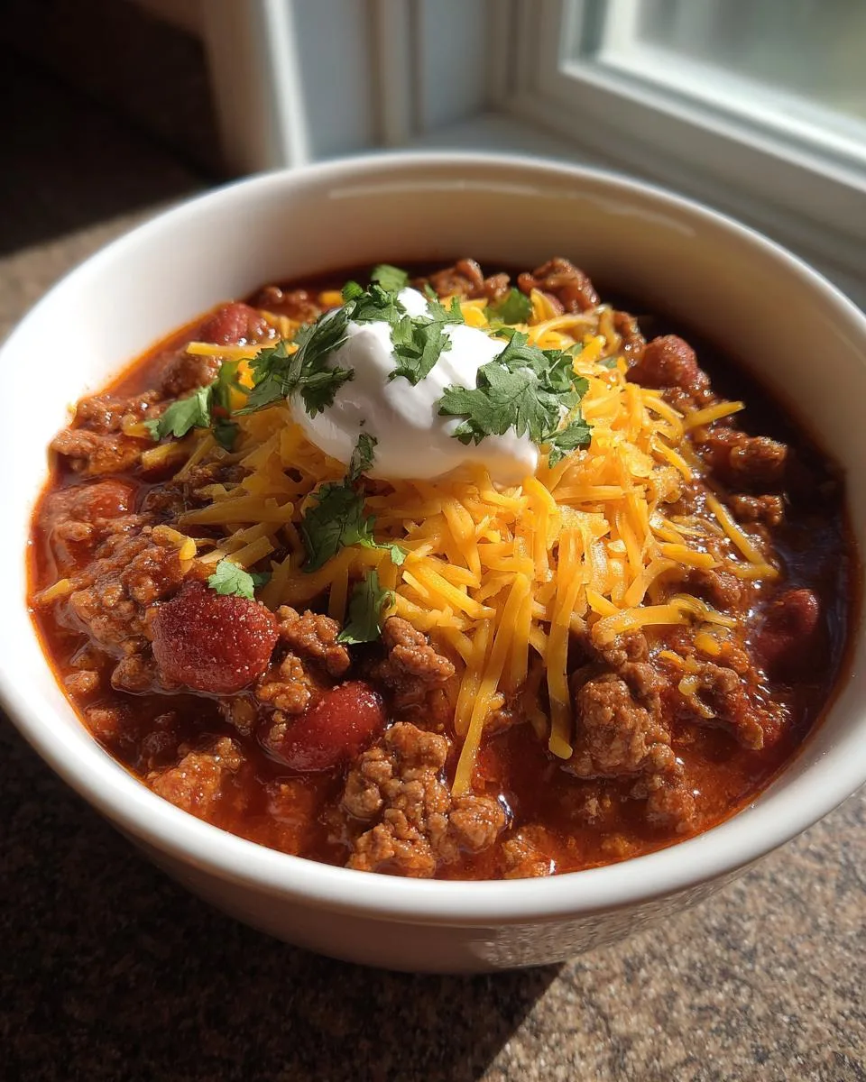 chili recipe with chili beans - detail 3