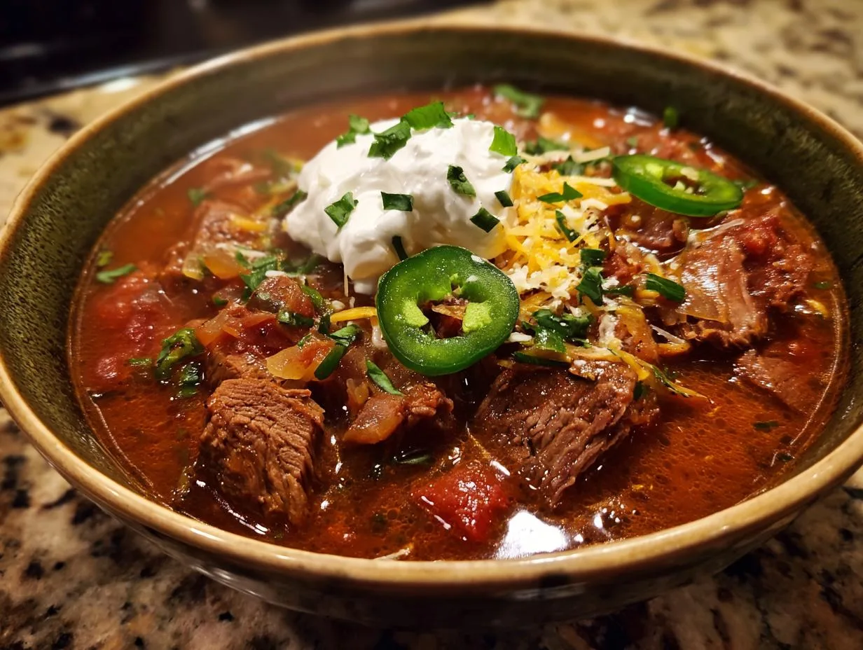 Hearty Cowboy Chili Recipe with 4 Pounds of Beef Bliss