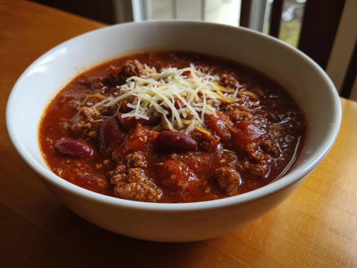 Easy 4 Ingredient Chili in Just 30 Minutes – Hearty & Delicious