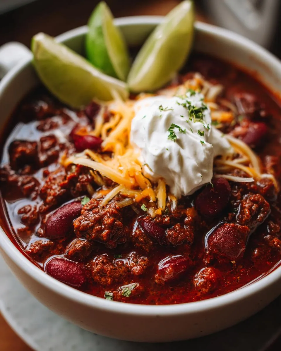 30 Minute Beef Chili - detail 1