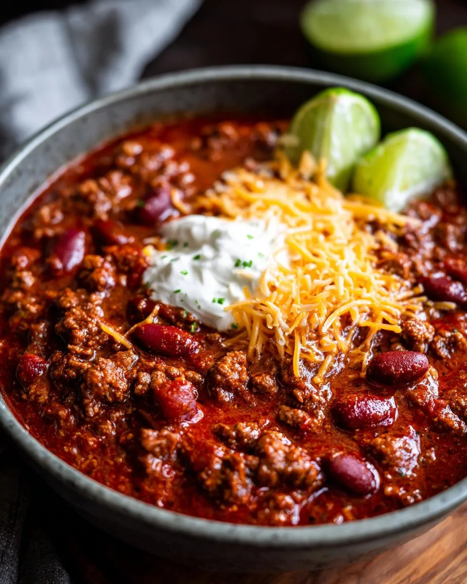 30 Minute Beef Chili - detail 3