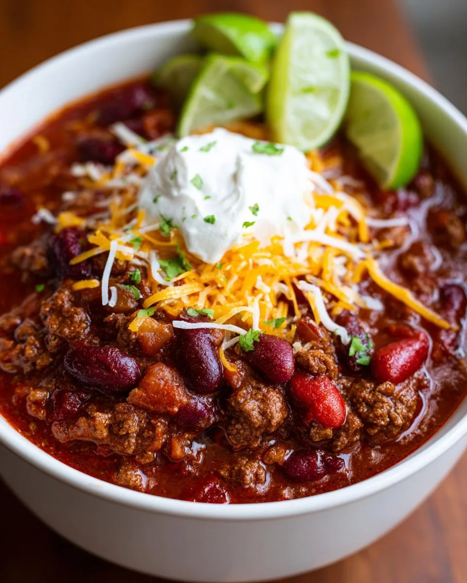 30 Minute Beef Chili - detail 4