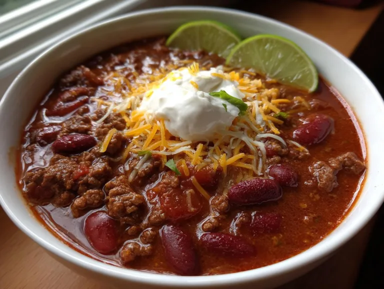 30 Minute Beef Chili