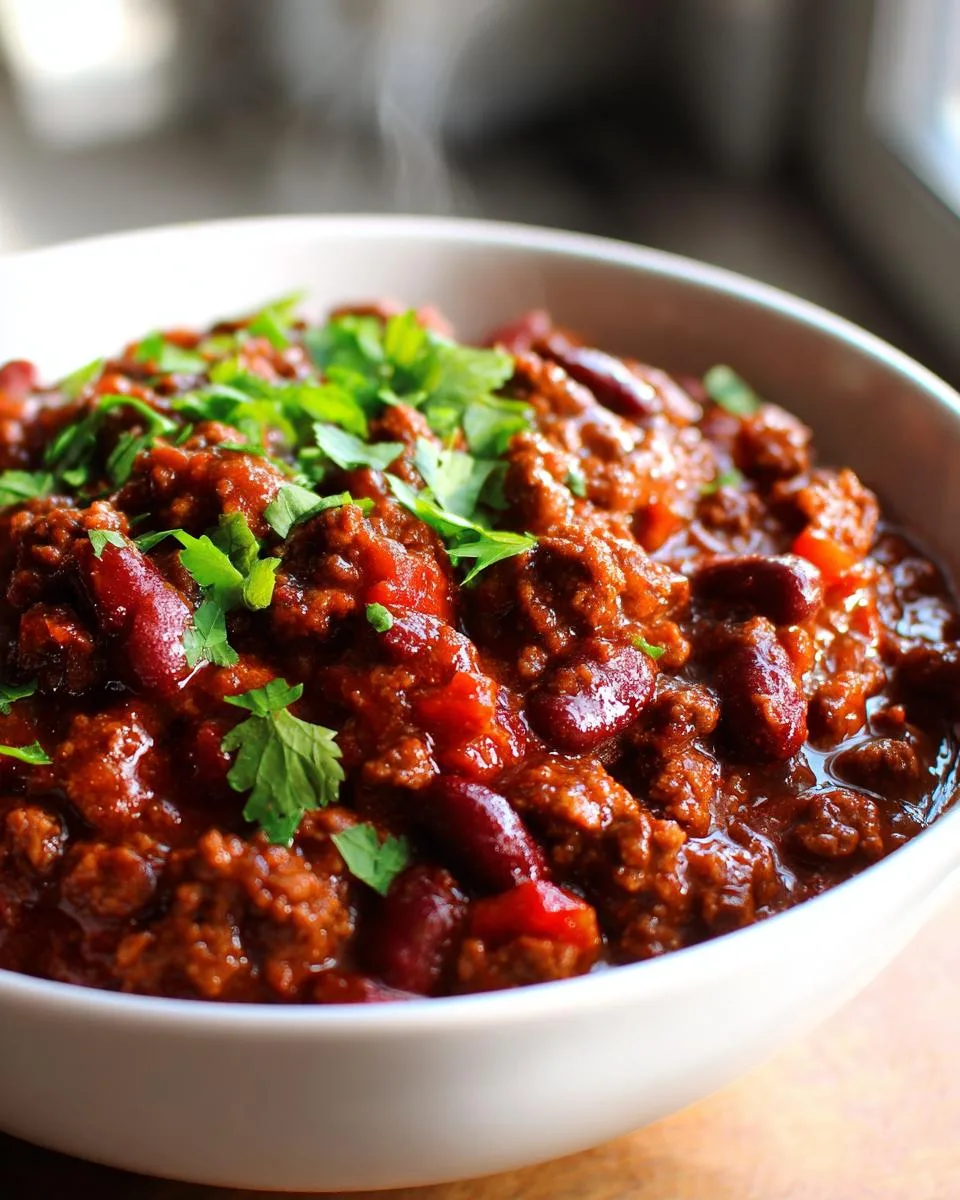 Bourbon Glazed Beef Chili - detail 2