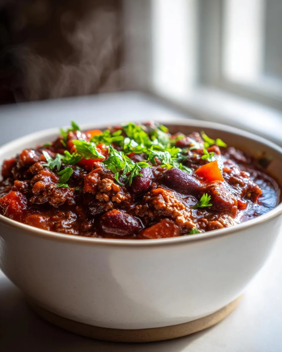 Bourbon Glazed Beef Chili - detail 3