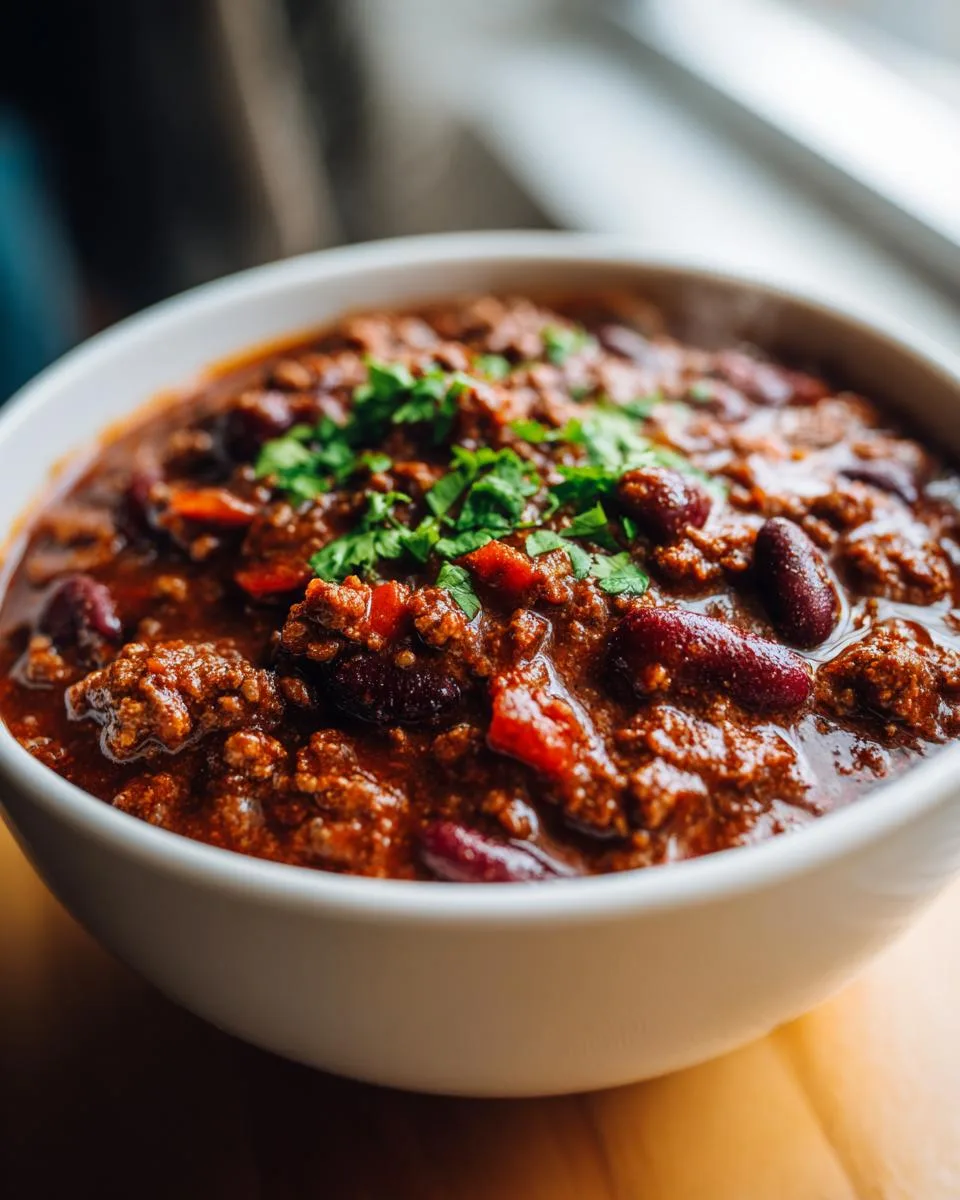 Bourbon Glazed Beef Chili - detail 4