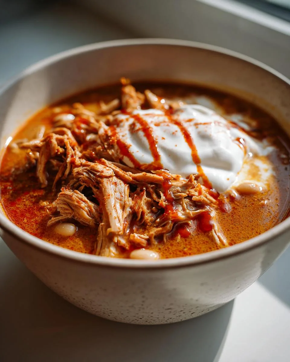 Buffalo White Chicken Chili - detail 3