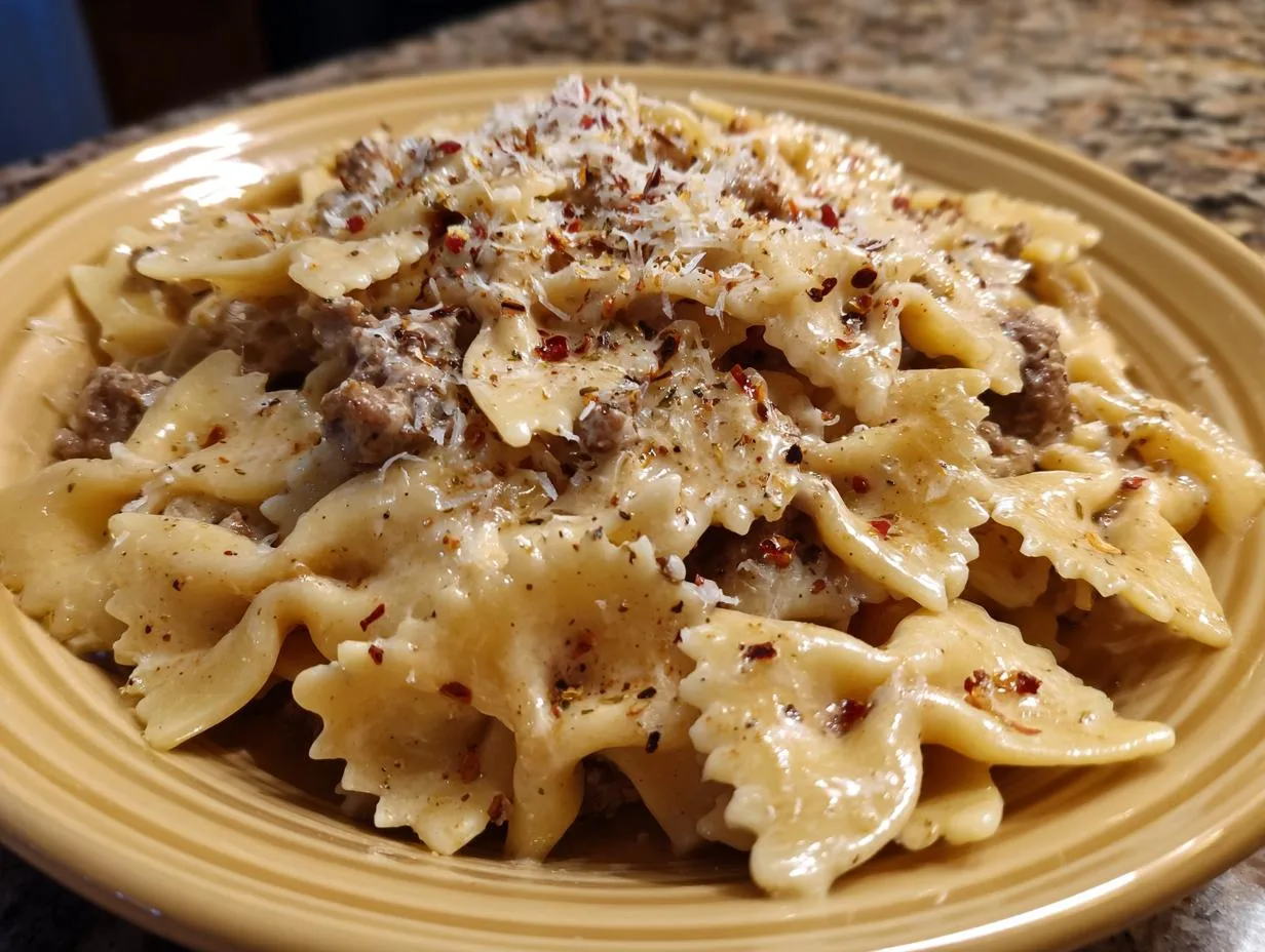30-Minute Cajun Cream Cheese Alfredo Bowties You’ll Devour