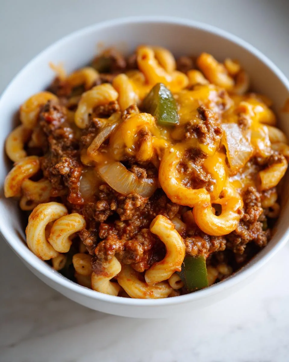 Cheesy Ground Beef Goulash - detail 4
