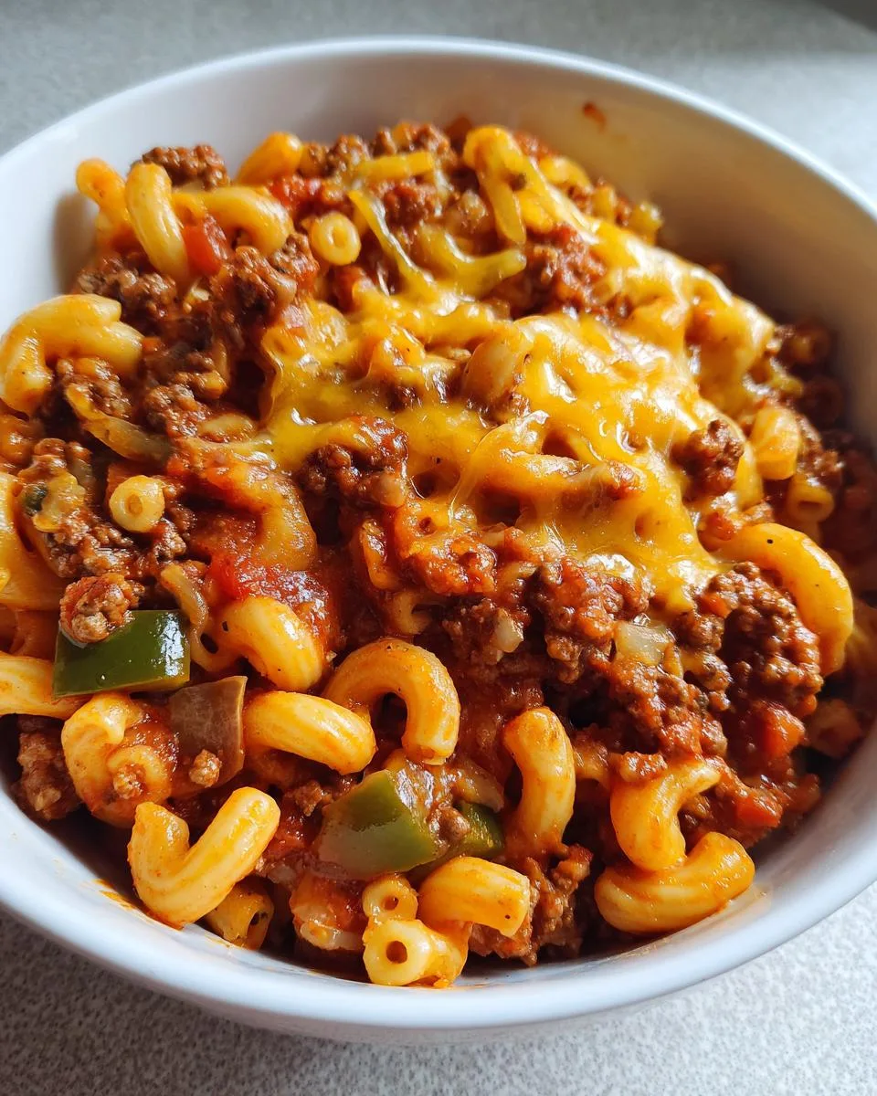 Cheesy Ground Beef Goulash - detail 5