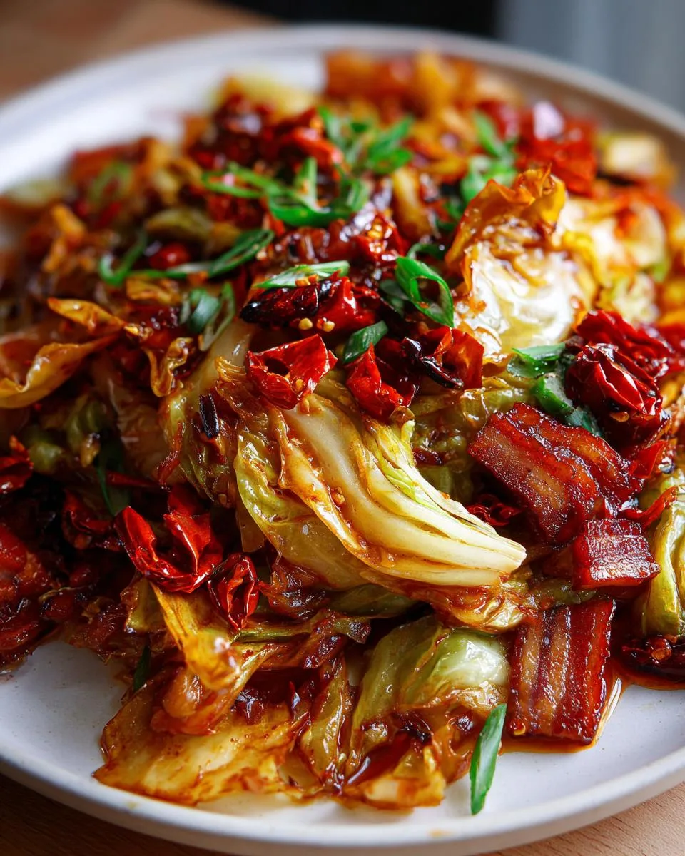 Chinese Cabbage Stir Fry - detail 1