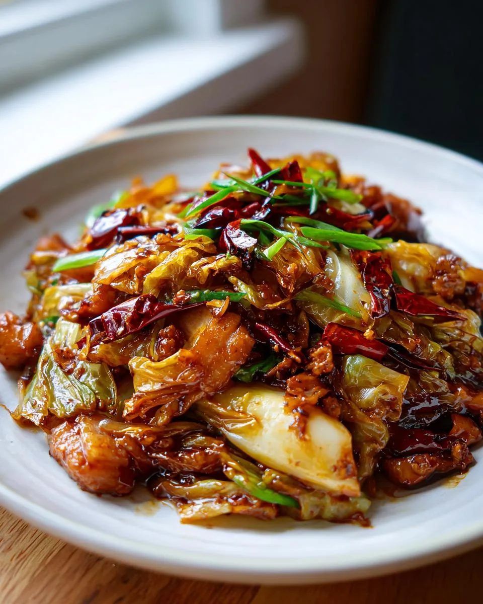 Chinese Cabbage Stir Fry - detail 2