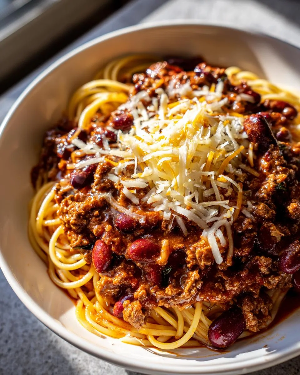 Cincinnati Spiced Beef Chili - detail 3