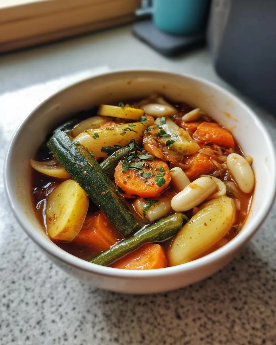 Classic Minestrone Soup - detail 1